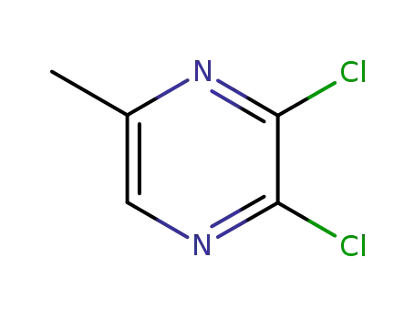 Molecular Structure of 32493-78-0 (2,3-dichloro-5-Methylpyrazine)