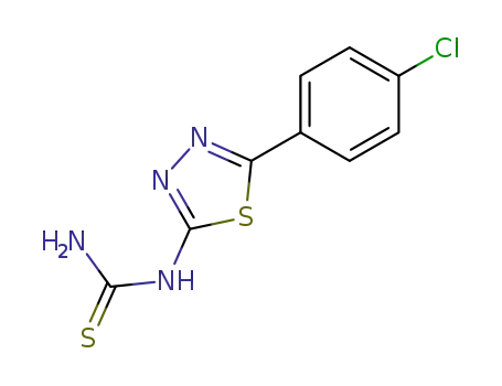 N-[5-(4-Chlorophenyl)-1,3,4-thiadiazol-2-yl]thiourea