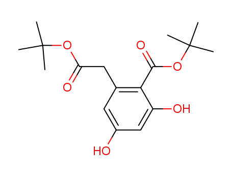 tert-butyl 2-tert-butoxycarbonyl-3,5-dihydroxybenzene-1-acetate