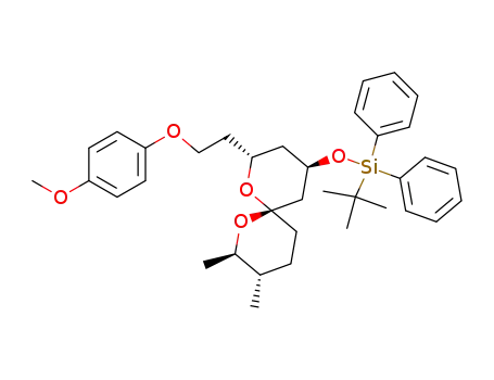 (2S,4R,6R,8R,9S)-4-[tert-butyl(diphenyl)silyloxy]-8,9-dimethyl-2-[2-(4-methoxyphenoxy)ethyl]-1,7-dioxaspiro[5.5]undecane