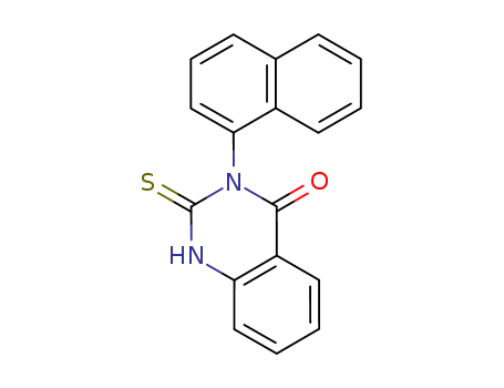 4(1H)-Quinazolinone, 2,3-dihydro-3-(1-naphthalenyl)-2-thioxo-
