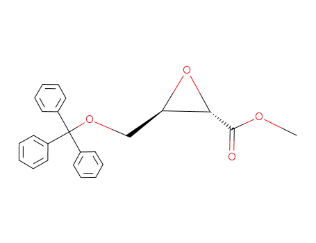Oxiranecarboxylic acid, 3-[(triphenylmethoxy)methyl]-, methyl ester,
(2S,3R)-