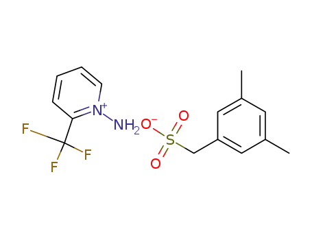 Molecular Structure of 895636-79-0 (1-amino-2-trifluoromethylpyridinium mesitylenesulfonate)