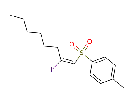 Benzene, 1-[[(1E)-2-iodo-1-octenyl]sulfonyl]-4-methyl-