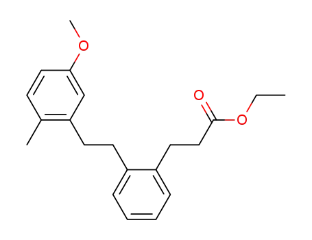 Benzenepropanoic acid, 2-[2-(5-methoxy-2-methylphenyl)ethyl]-, ethyl
ester