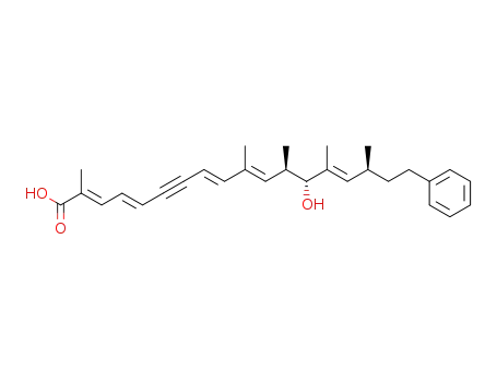 (2E,4E,8E,10E,14E)-(12R,13R,16S)-13-Hydroxy-2,10,12,14,16-pentamethyl-18-phenyl-octadeca-2,4,8,10,14-pentaen-6-ynoic acid