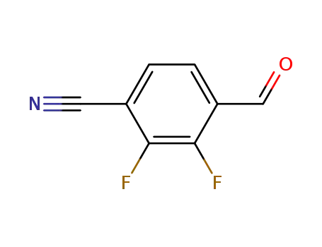 Molecular Structure of 717883-41-5 (2,3-difluoro-4-formylbenzonitrile)