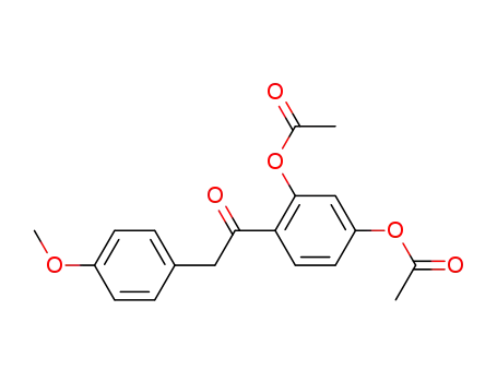 4-methoxybenzyl-2,4-diacetoxyphenyl ketone
