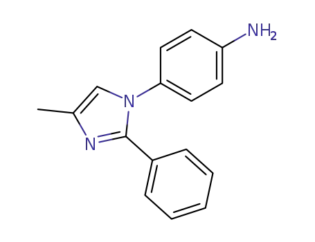 Benzenamine, 4-(4-methyl-2-phenyl-1H-imidazol-1-yl)-