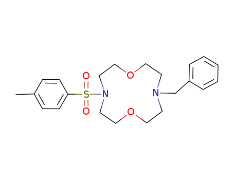 1,7-Dioxa-4,10-diazacyclododecane,  4-[(4-methylphenyl)sulfonyl]-10-(phenylmethyl)-