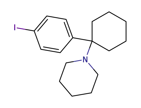 Molecular Structure of 77415-80-6 (4-iodophencyclidine)