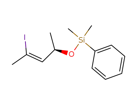 (Z)-(R)-(3-iodo-1-methyl-but-2-enyloxy)-dimethyl-phenyl-silane