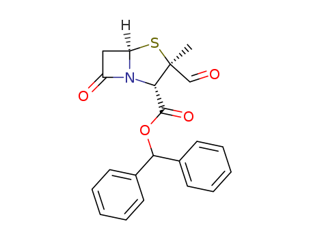 diphenylmethyl (2S,3R,5R)-3-formyl-3-methyl-7-oxo-4-thia-1-azabicyclo[3.2.0]heptane-2-carboxylate