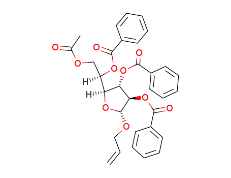 allyl 6-O-acetyl-2,3,5-tri-O-benzoyl-β-D-galactofuranoside