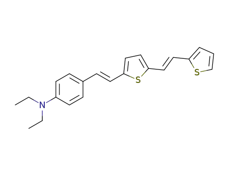 N,N-diethyl-4-((1E)-2-(5-((E)-2-(thien-2-yl)vinyl)thien-2-yl)vinyl)aniline