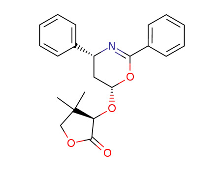 2(3H)-Furanone,
3-[[(4R,6S)-5,6-dihydro-2,4-diphenyl-4H-1,3-oxazin-6-yl]oxy]dihydro-4,4
-dimethyl-, (3R)-