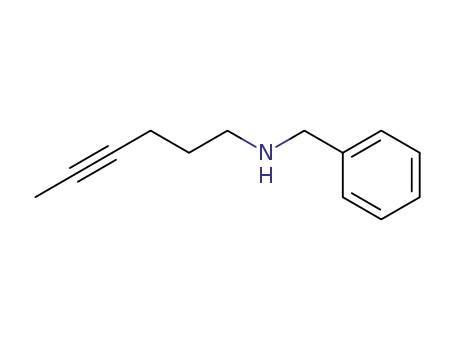 Benzenemethanamine, N-4-hexynyl-