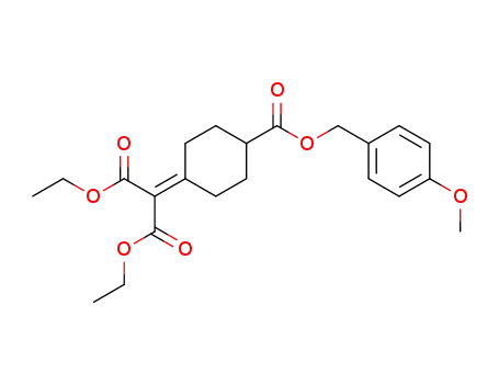 Propanedioic acid,
[4-[[(4-methoxyphenyl)methoxy]carbonyl]cyclohexylidene]-, diethyl ester