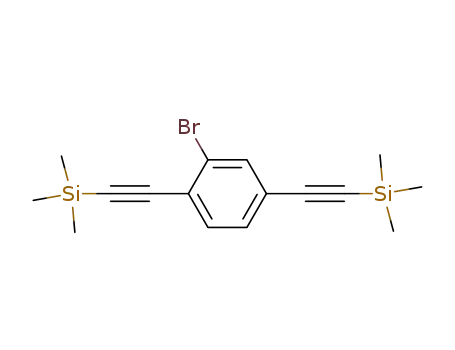 2-bromo-1,4-bis-trimethylsilanylethynyl-benzene