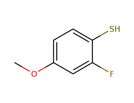벤젠 티올, 2- 플루오로 -4- 메 톡시-(9CI)
