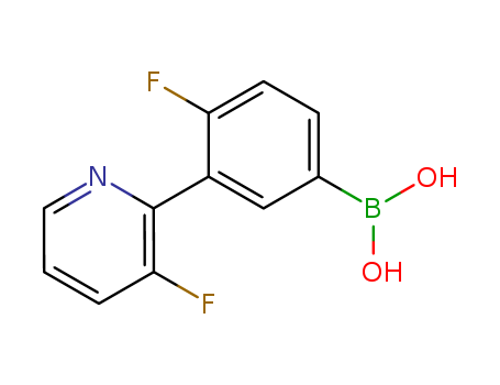 4-fluoro-3-(3-fluoropyridin-2-yl)phenylboronic acid
