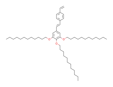 1,2,3-Tris-dodecyloxy-5-[(E)-2-(4-vinyl-phenyl)-vinyl]-benzene
