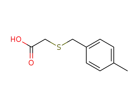 Molecular Structure of 58511-20-9 ((4-METHYLBENZYL)THIO]ACETIC ACID)