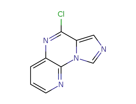 Molecular Structure of 240815-50-3 (6-CHLOROIMIDAZO[1,5-A]PYRIDO[3,2-E]PYRAZINE)