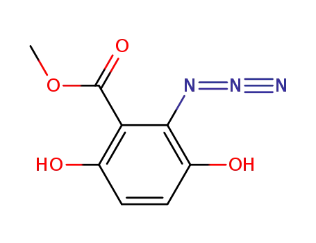 Benzoic acid, 2-azido-3,6-dihydroxy-, methyl ester