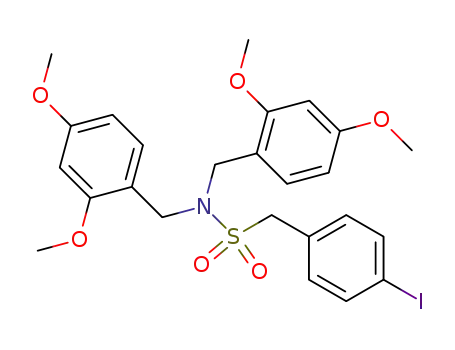 N,N-bis(2,4-dimethoxybenzyl)-1-(4-iodophenyl)methanesulfonamide