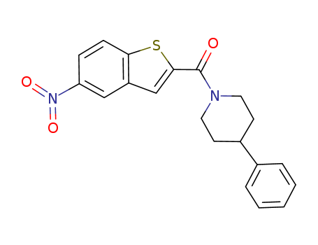 (5-nitrobenzo[b]thien-2-yl)(4-phenyl-1-piperidinyl)methanone