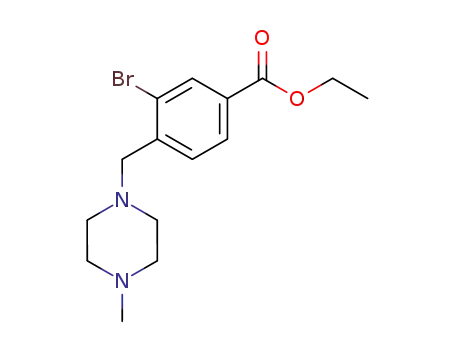 Benzoic acid, 3-bromo-4-[(4-methyl-1-piperazinyl)methyl]-, ethyl ester
