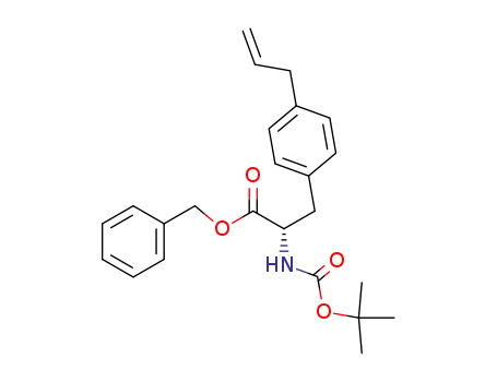 (S)-α-<<(1,1-dimethylethoxy)carbonyl>amino>-4-(2-propenyl)benzenepropanoic acid phenylmethylester