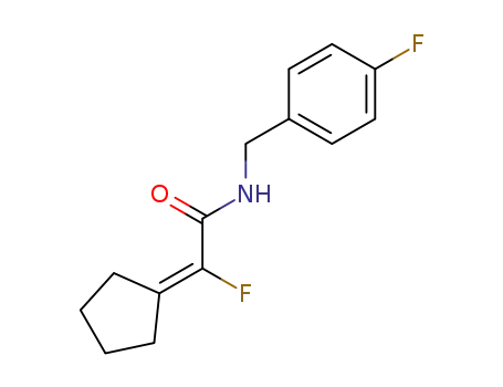 Acetamide, 2-cyclopentylidene-2-fluoro-N-[(4-fluorophenyl)methyl]-