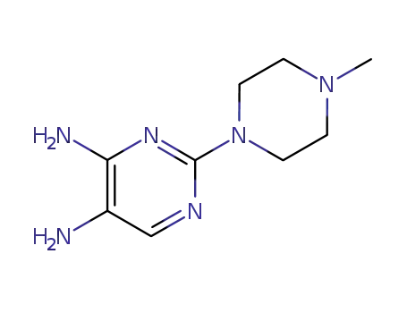 4,5-Pyrimidinediamine, 2-(4-methyl-1-piperazinyl)-