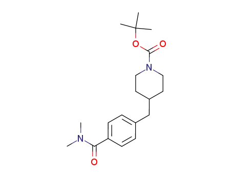 1-Piperidinecarboxylic acid,
4-[[4-[(dimethylamino)carbonyl]phenyl]methyl]-, 1,1-dimethylethyl ester