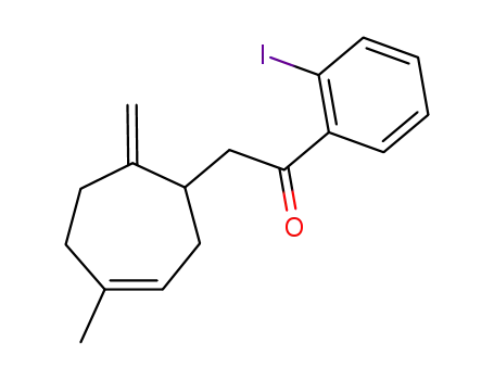 2-[2-(2-iodophenyl)2-oxoethyl]-5-methyl-1-methylenecyclohept-4-ene