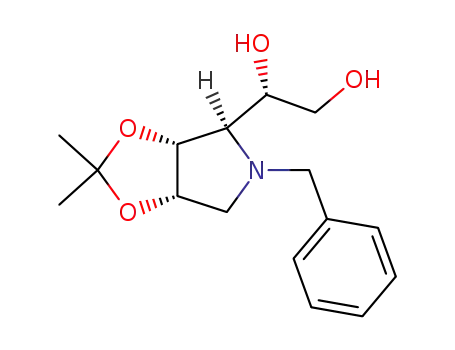 Molecular Structure of 117859-47-9 (N-benzyl-1,4-dideoxy-5,6-O-isopropylidene-1,4-imino-D-allitol)