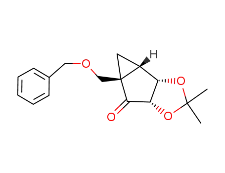 (1R,3R,4S,5S)-1-<(benzyloxy)methyl>-3,4-(isopropylidenedioxy)-2-oxo-bicyclo<3.1.0>hexane