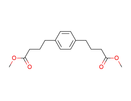 Molecular Structure of 6337-65-1 (methyl 4-[4-(3-methoxycarbonylpropyl)phenyl]butanoate)