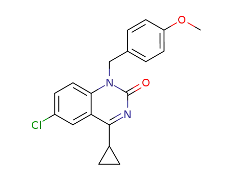 6-chloro-4-cyclopropyl-1-(4-methoxybenzyl)-quinazolin-2(1H)-one