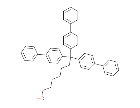 Molecular Structure of 907157-70-4 (7,7,7-tris(1,1'-biphenyl-4-yl)-1-heptanol)