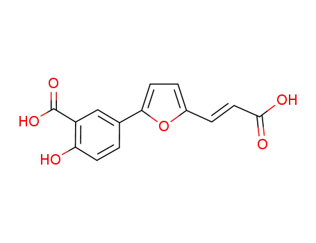 (E)-5-(5-(2-carboxyvinyl)furan-2-yl)-2-hydroxybenzoic acid