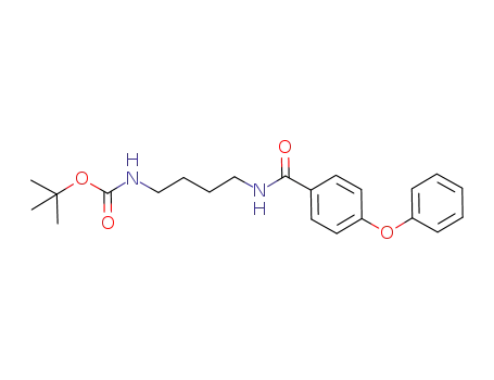 Carbamic acid, [4-[(4-phenoxybenzoyl)amino]butyl]-, 1,1-dimethylethyl
ester