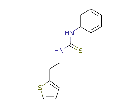 Molecular Structure of 59311-69-2 (1-phenyl-3-(2-(thiophen-2-yl)ethyl)thiourea)
