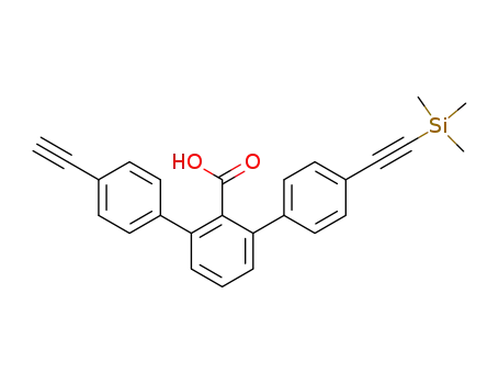 4''-ethynyl-4-trimethylsilanylethynyl-[1,1';3',1'']terphenyl-2'-carboxylic acid