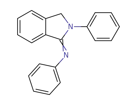 Molecular Structure of 97166-94-4 (Benzenamine, N-(2,3-dihydro-2-phenyl-1H-isoindol-1-ylidene)-)