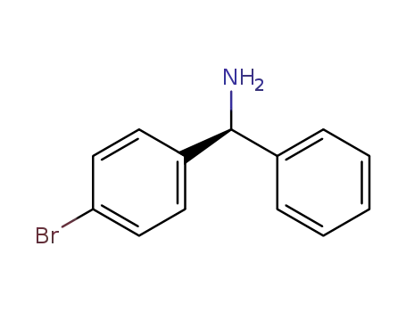 Molecular Structure of 220441-82-7 (BENZENEMETHANAMINE, 4-BROMO-ALPHA-PHENYL-, (S)-)