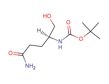 Carbamic acid,[(1S)-4-amino-1-(hydroxymethyl)-4-oxobutyl]-, 1,1-dimethylethyl ester (9CI)