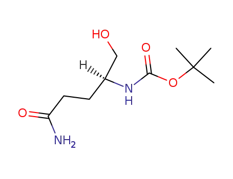 Carbamic acid,[(1S)-4-amino-1-(hydroxymethyl)-4-oxobutyl]-, 1,1-dimethylethyl ester (9CI)
